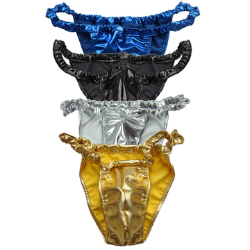 Hot Sexy Men's Panties / Glossy Spandex & Latex Underpants / Male Lingerie Gay Underwear - EVE's SECRETS